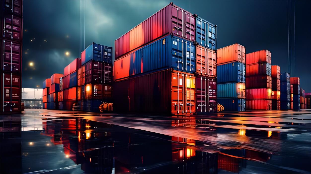 Industrial hardware tools secured inside an Open Top container