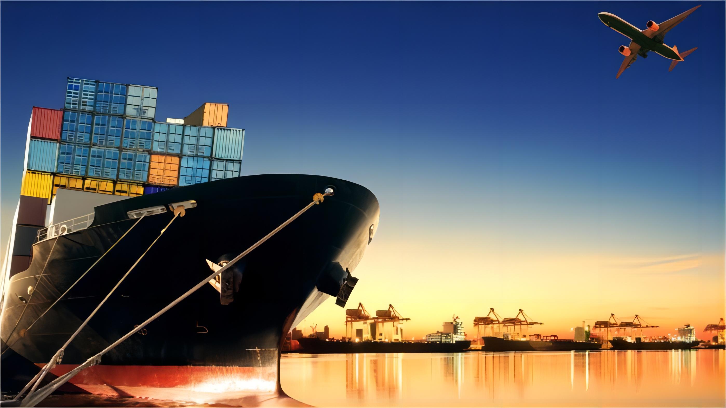 Reefer containers at a bustling port terminal