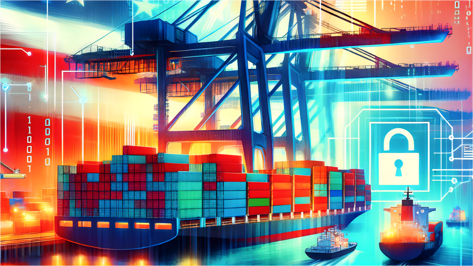 Map showing major maritime shipping routes from China to Europe