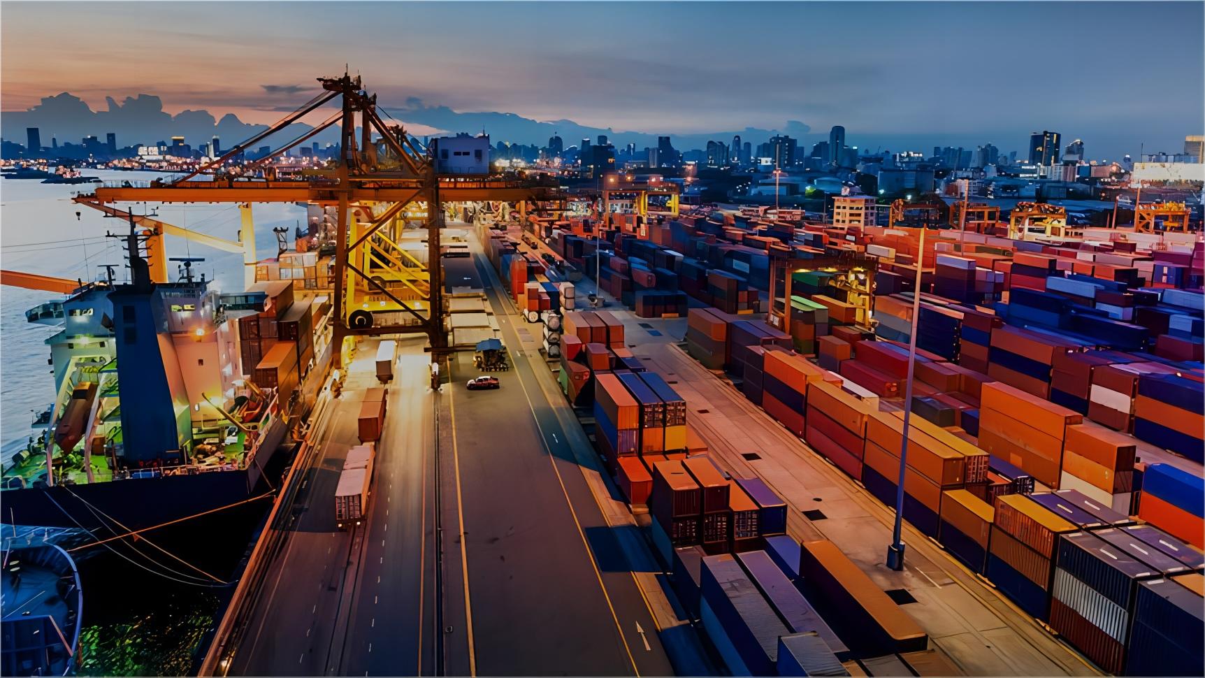 Map illustrating shipping routes from the US to Vietnam, Thailand, and the Philippines