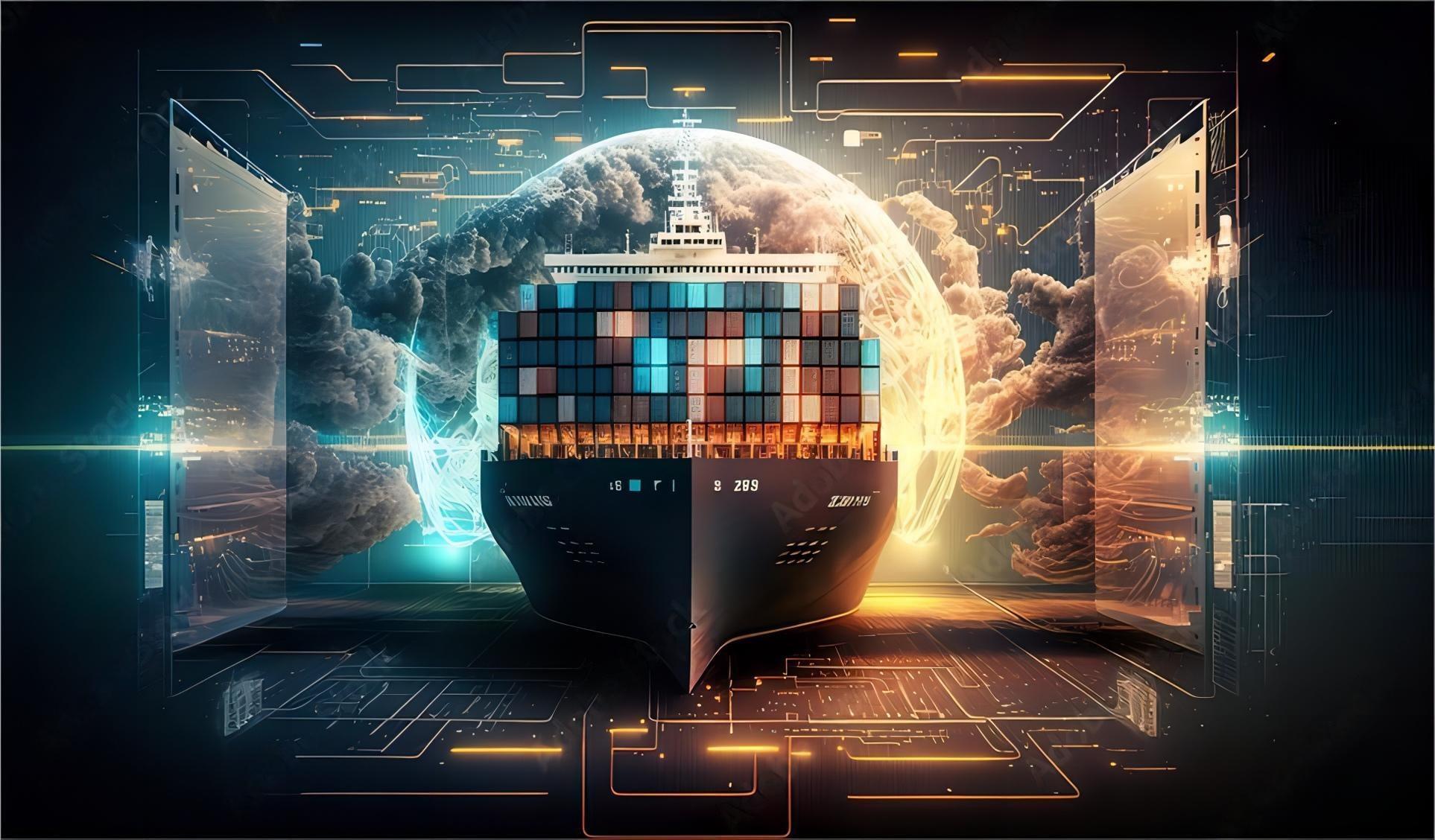 Global logistics network connecting Vietnam and USA