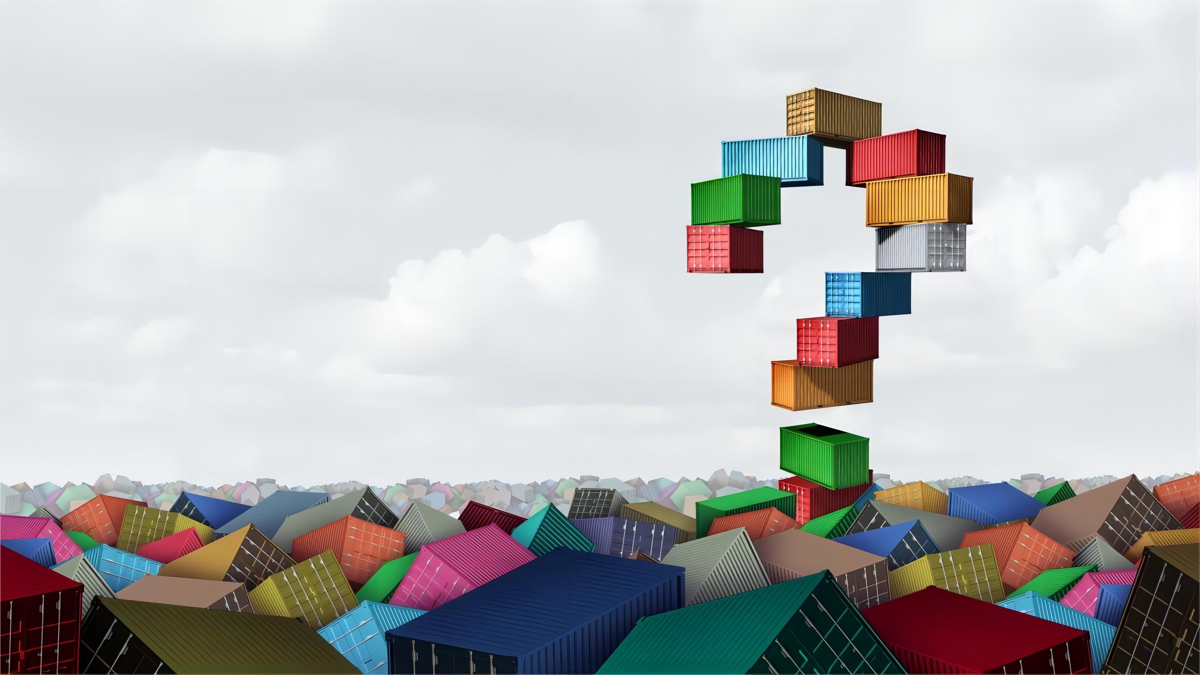 Clipboard with customs documents and a pen