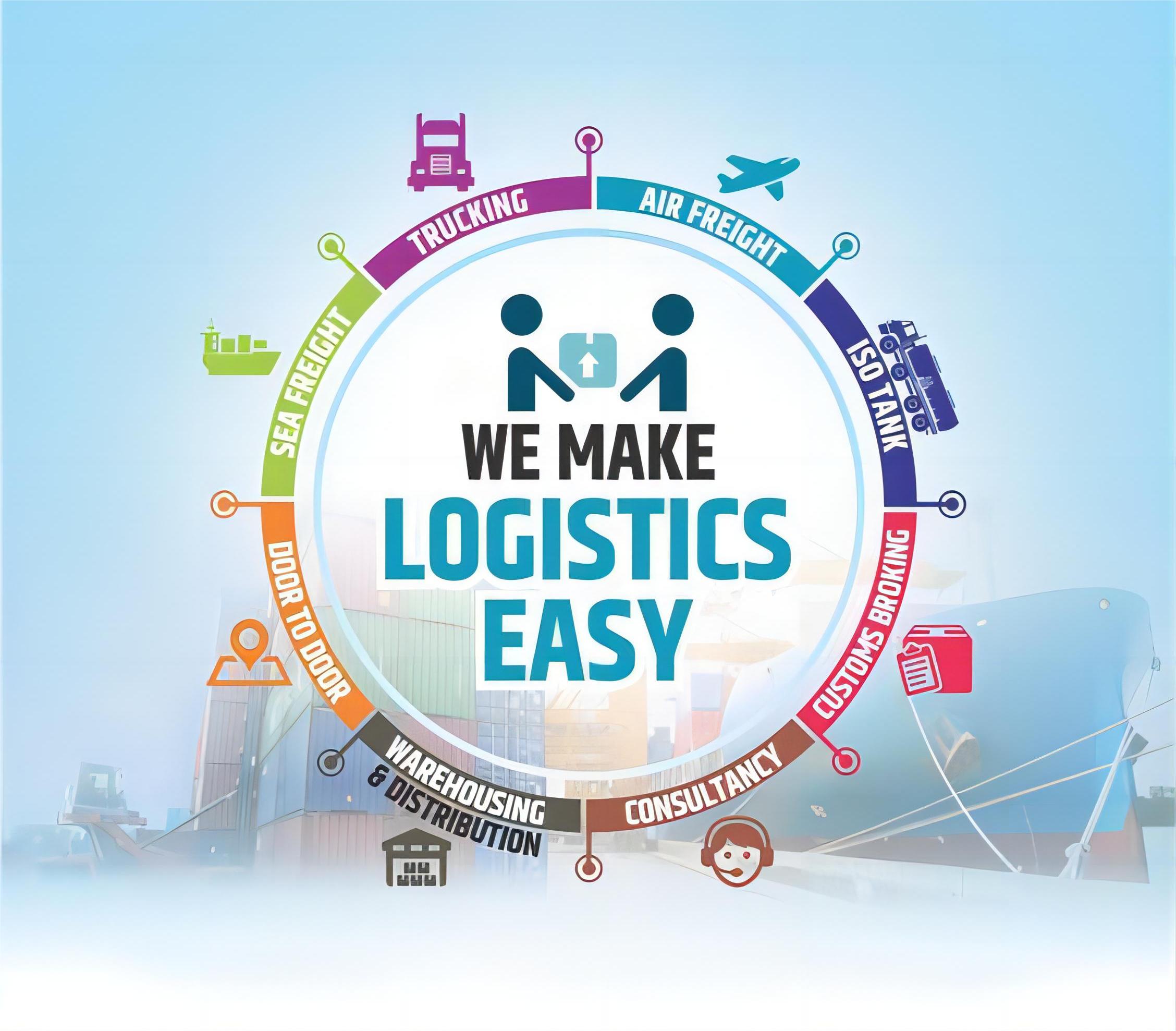 Cargo ship loaded with containers sailing towards Thailand