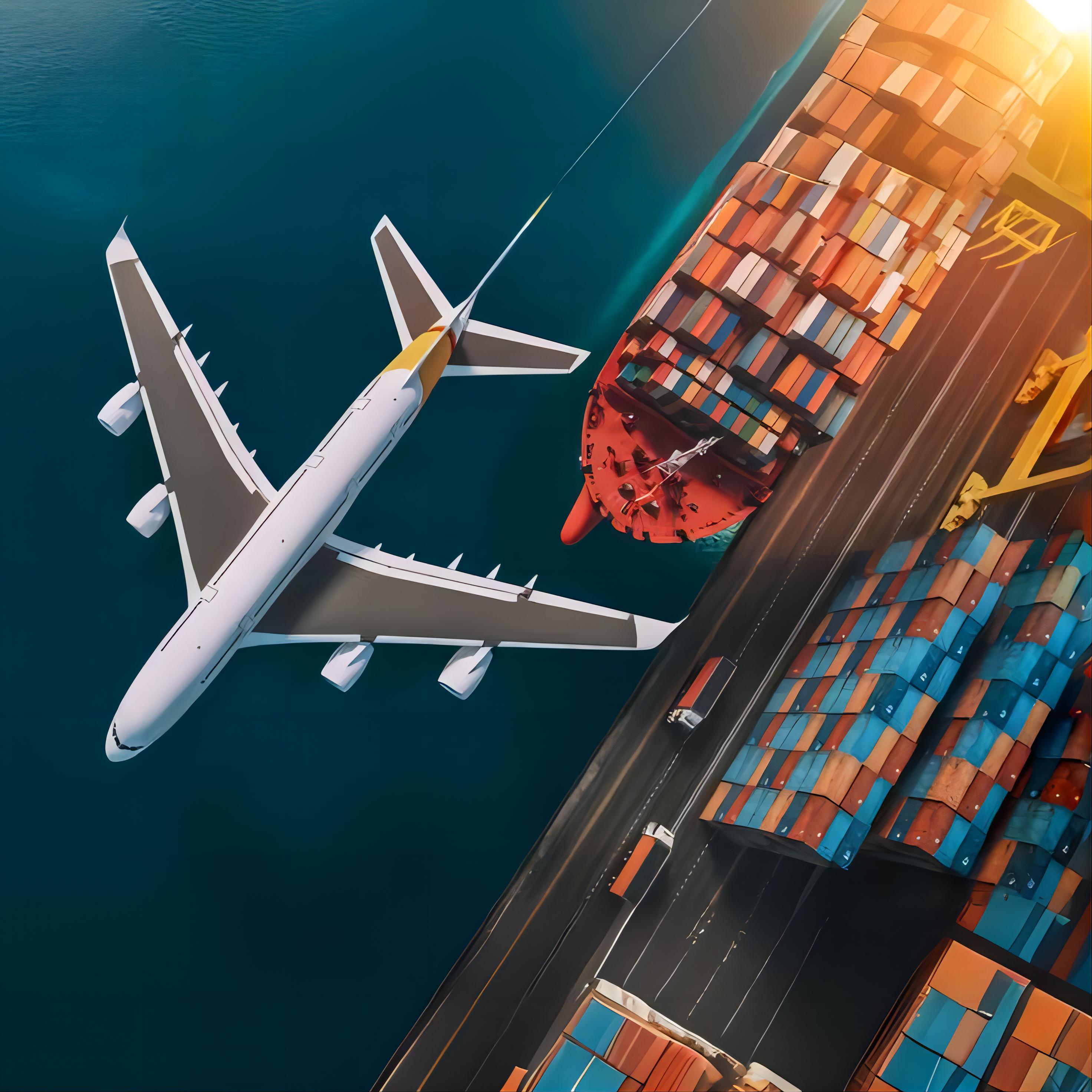 Logistics flowchart illustrating decision points for shipping methods