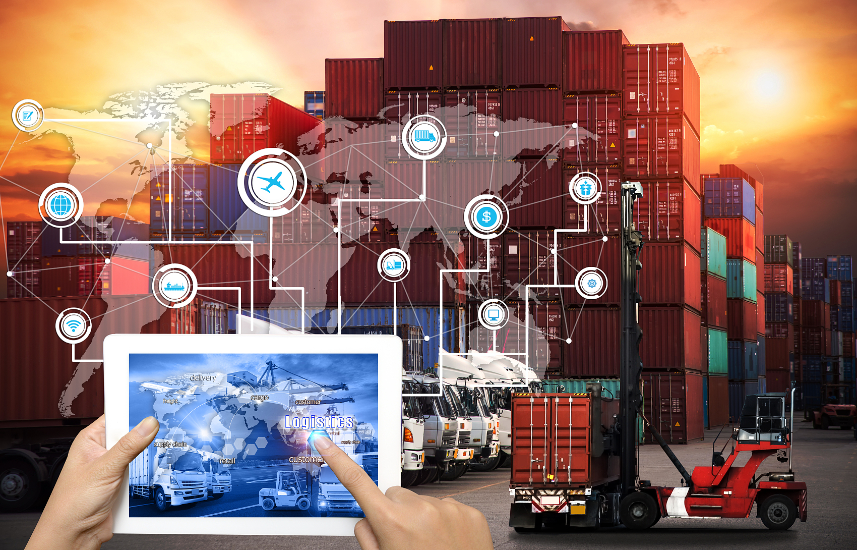 Infographic showing steps for preventing shipping detention