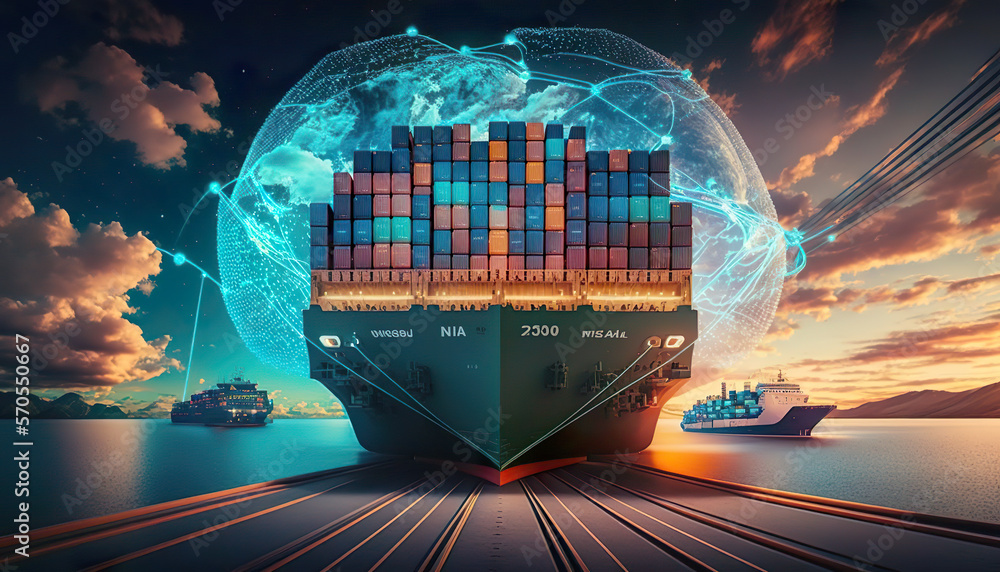 Solar panels being loaded onto a cargo ship for US export to Philippines