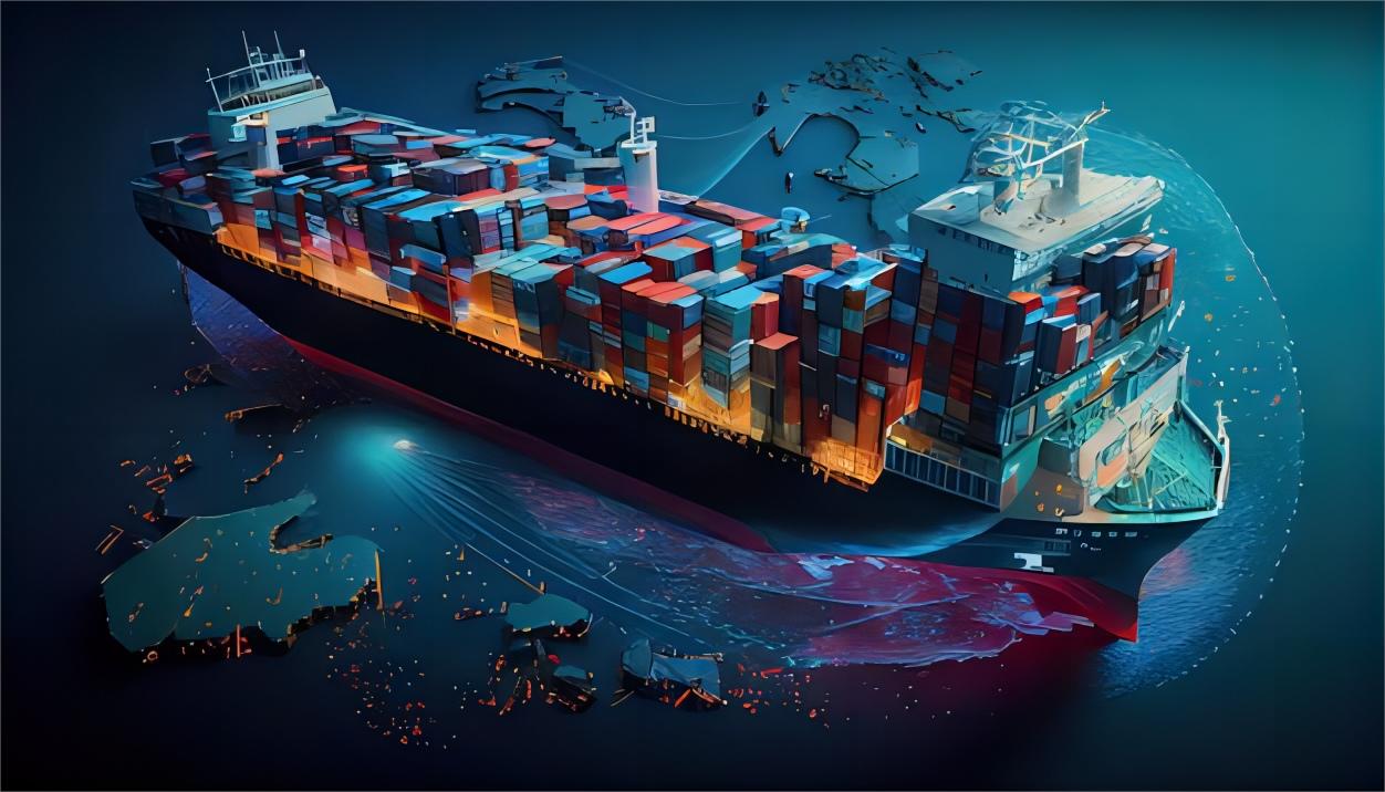 Infographic illustrating cost and transit time differences between air and sea freight