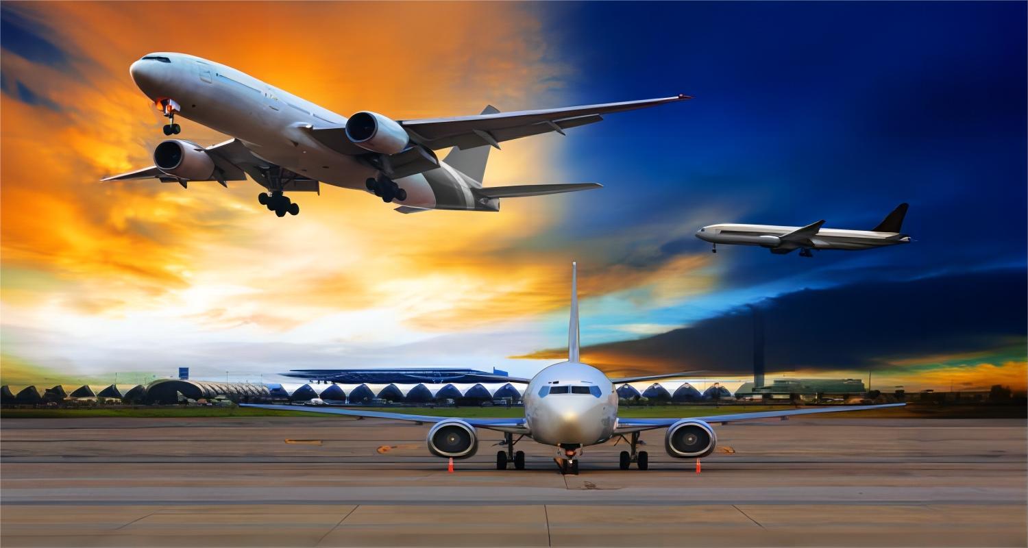 Logistics team working in a modern warehouse with boxes and pallets